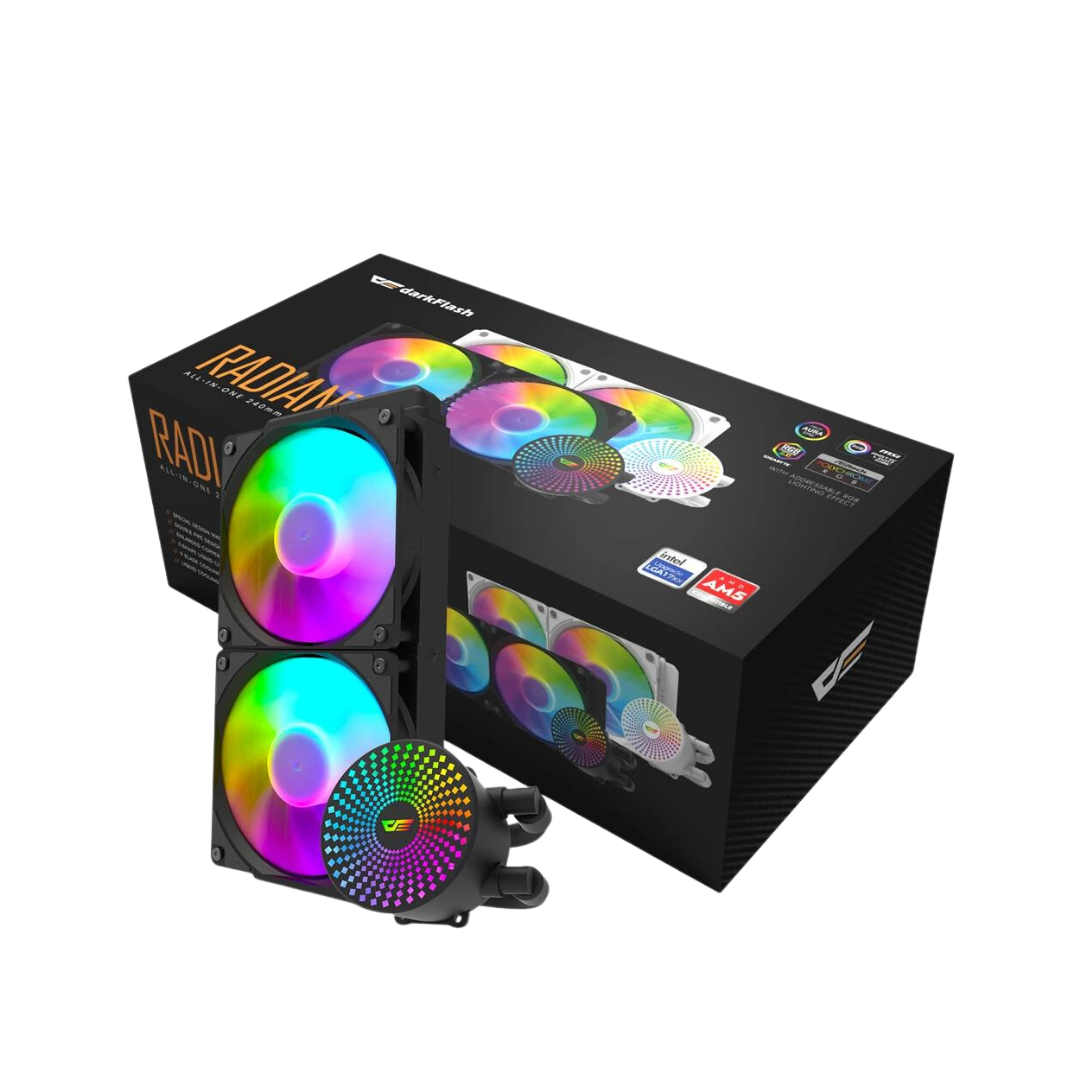 Darkflash Liquid cooler DC240 240mm Radiant White Darkflash Liquid cooler DC240 240mm Radiant White